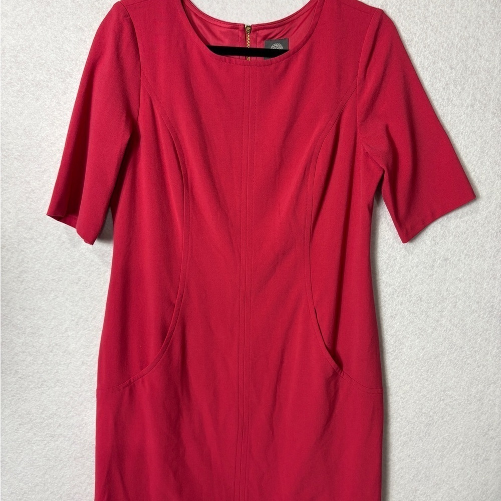 VINCE CAMUTO Pink Dress Size 12 - Picture 2 of 4